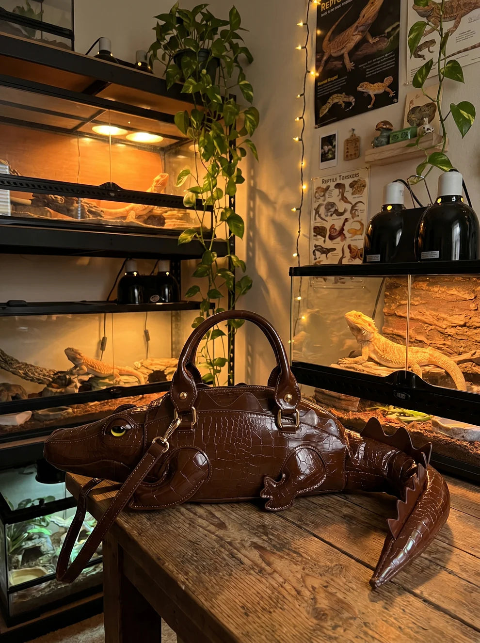 Nia's Croc-Shaped Bags
